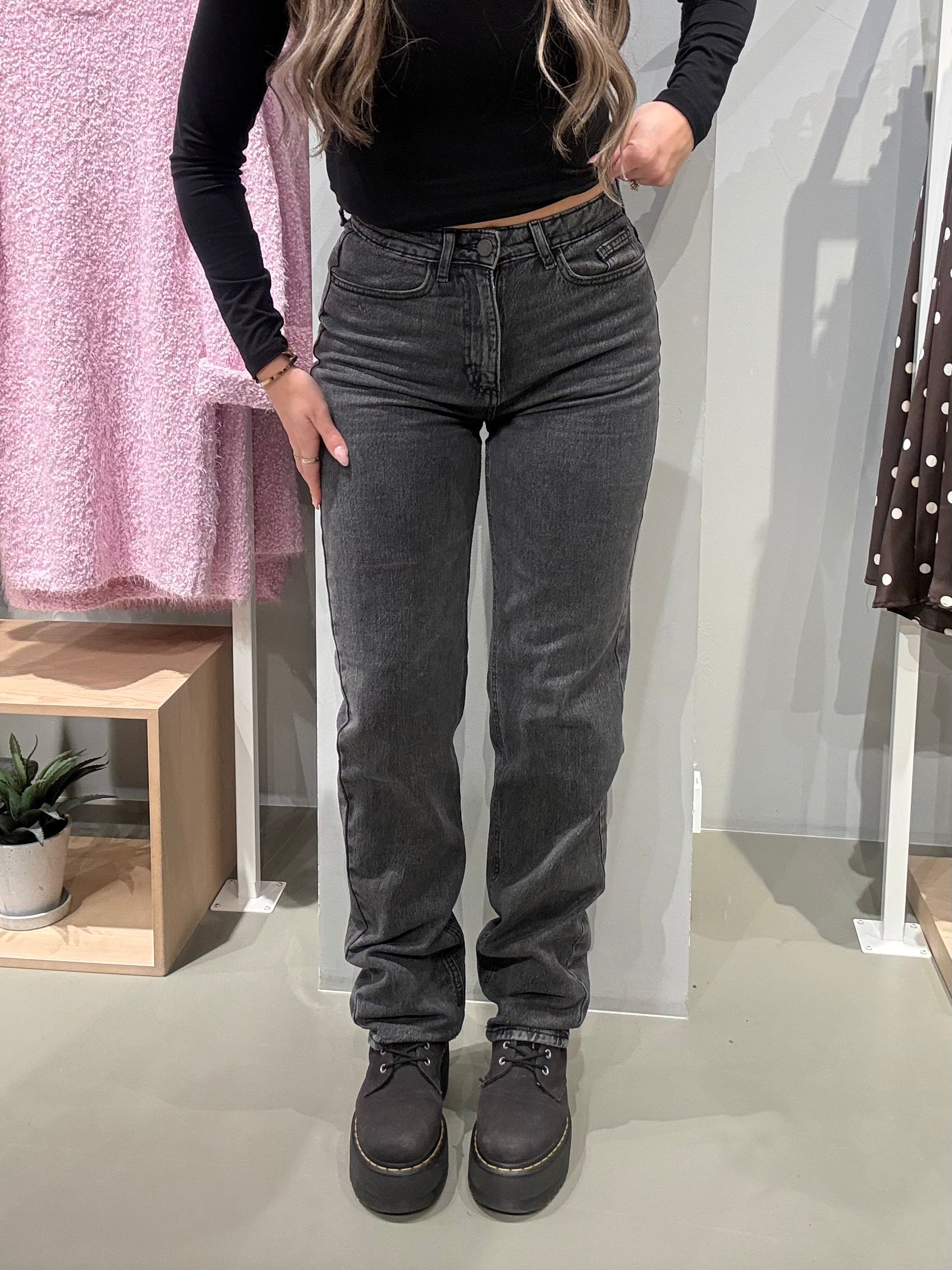 VIKELLY Jeans - Dark Grey Denim